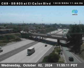 SB 805 at El Cajon Blvd (On Ramp)