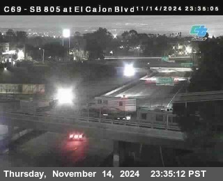 SB 805 at El Cajon Blvd (On Ramp)