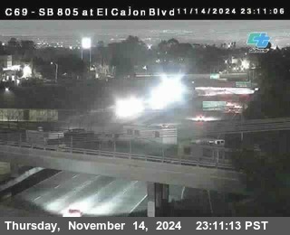 SB 805 at El Cajon Blvd (On Ramp)