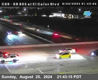 SB 805 at El Cajon Blvd (On Ramp)