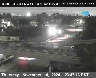 SB 805 at El Cajon Blvd (On Ramp)