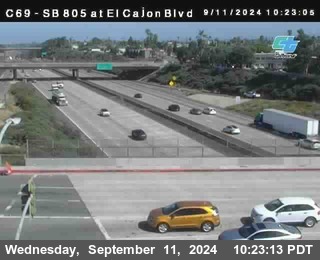 SB 805 at El Cajon Blvd (On Ramp)