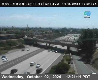 SB 805 at El Cajon Blvd (On Ramp)