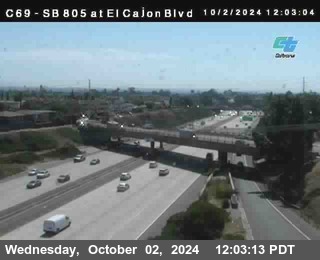 SB 805 at El Cajon Blvd (On Ramp)