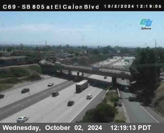 SB 805 at El Cajon Blvd (On Ramp)