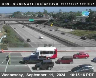 SB 805 at El Cajon Blvd (On Ramp)