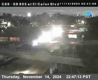 SB 805 at El Cajon Blvd (On Ramp)