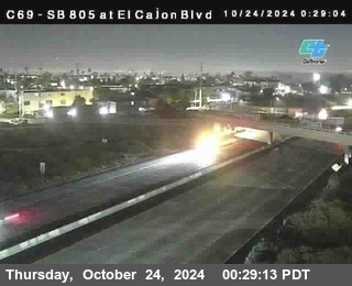 SB 805 at El Cajon Blvd (On Ramp)