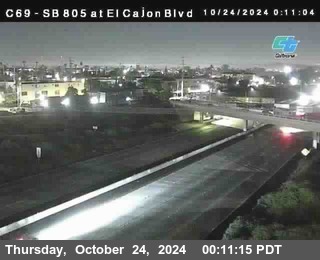 SB 805 at El Cajon Blvd (On Ramp)