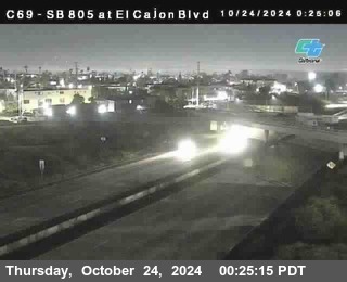 SB 805 at El Cajon Blvd (On Ramp)