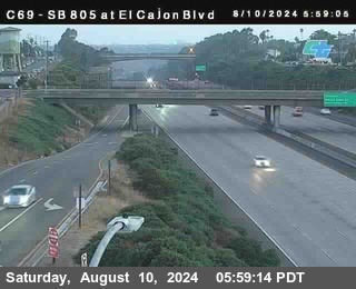 SB 805 at El Cajon Blvd (On Ramp)