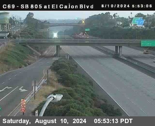 SB 805 at El Cajon Blvd (On Ramp)