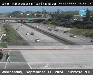 SB 805 at El Cajon Blvd (On Ramp)