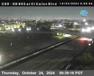 SB 805 at El Cajon Blvd (On Ramp)