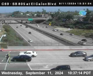 SB 805 at El Cajon Blvd (On Ramp)