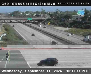 SB 805 at El Cajon Blvd (On Ramp)