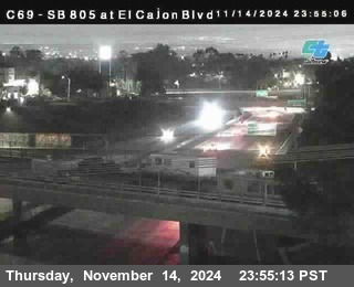 SB 805 at El Cajon Blvd (On Ramp)