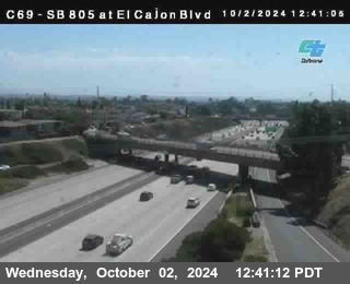 SB 805 at El Cajon Blvd (On Ramp)