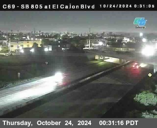 SB 805 at El Cajon Blvd (On Ramp)