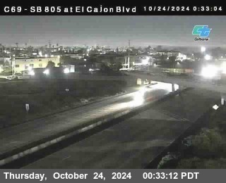 SB 805 at El Cajon Blvd (On Ramp)