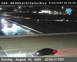 SB 805 at El Cajon Blvd (On Ramp)