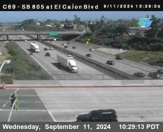 SB 805 at El Cajon Blvd (On Ramp)