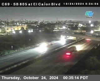 SB 805 at El Cajon Blvd (On Ramp)