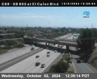 SB 805 at El Cajon Blvd (On Ramp)