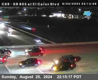 SB 805 at El Cajon Blvd (On Ramp)