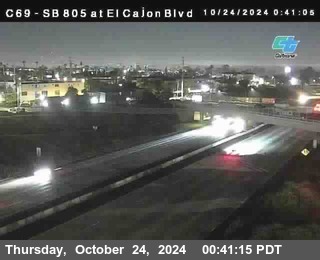 SB 805 at El Cajon Blvd (On Ramp)