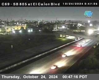 SB 805 at El Cajon Blvd (On Ramp)