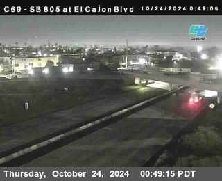 SB 805 at El Cajon Blvd (On Ramp)