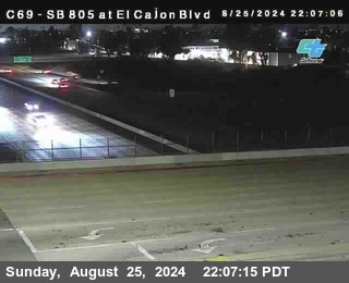 SB 805 at El Cajon Blvd (On Ramp)