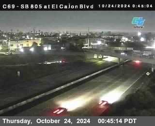 SB 805 at El Cajon Blvd (On Ramp)