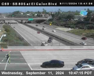 SB 805 at El Cajon Blvd (On Ramp)