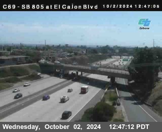 SB 805 at El Cajon Blvd (On Ramp)