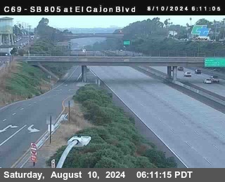 SB 805 at El Cajon Blvd (On Ramp)