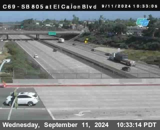 SB 805 at El Cajon Blvd (On Ramp)