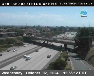 SB 805 at El Cajon Blvd (On Ramp)