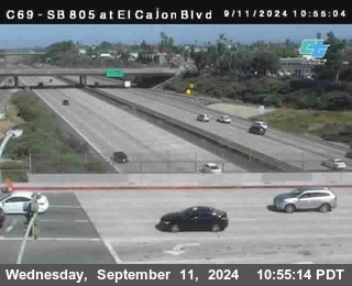 SB 805 at El Cajon Blvd (On Ramp)