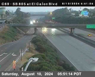 SB 805 at El Cajon Blvd (On Ramp)