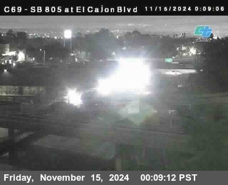 SB 805 at El Cajon Blvd (On Ramp)