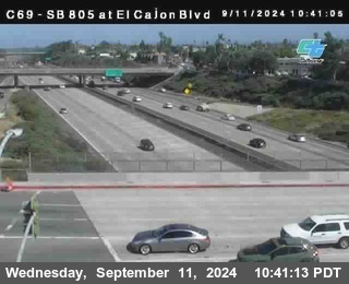 SB 805 at El Cajon Blvd (On Ramp)