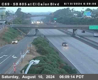 SB 805 at El Cajon Blvd (On Ramp)