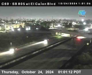 SB 805 at El Cajon Blvd (On Ramp)