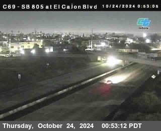 SB 805 at El Cajon Blvd (On Ramp)