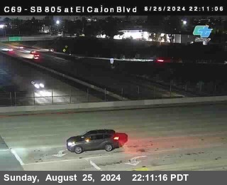 SB 805 at El Cajon Blvd (On Ramp)