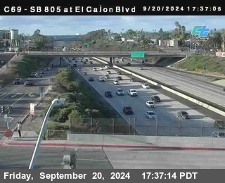 SB 805 at El Cajon Blvd (On Ramp)