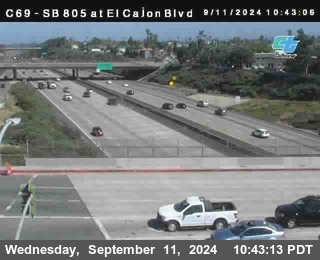 SB 805 at El Cajon Blvd (On Ramp)