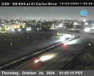 SB 805 at El Cajon Blvd (On Ramp)